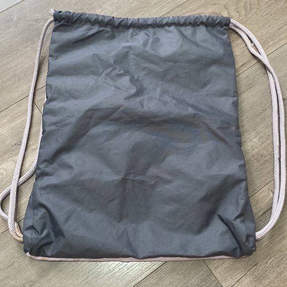 Purple & White Adidas Drawstring Backpack - Picture 4 of 5